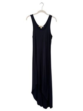 Michael Kors Black Asymmetrical Scoop Neck Tank Dress XS